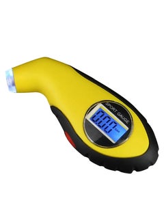 Buy Car Digital Electronic Tyre Air Pressure Gauge Tester Tool LCD Display Manometer Barometers Tester Tool in Saudi Arabia