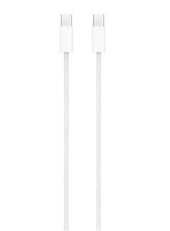 Buy USB Type-C to Type-C Cable 1 m, White in UAE