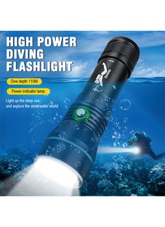 Buy S3 Deep Sea Diving Flashlight - High-Intensity Underwater Photography Light, Waterproof and Durable in UAE