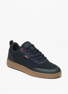 اشتري Men's Textured Lace-Up Sneakers في الامارات