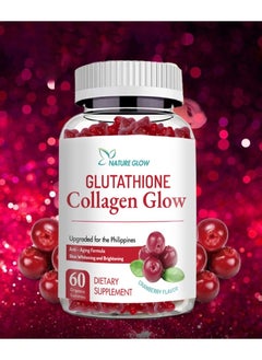 Buy Natural Glow Cranberry Collagen with Glutathione Gummies and Vitamins Skin Whitening Gummies Anti Aging Superfoods 60 Gummies in Saudi Arabia