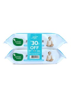 Buy 99% Pure Water (Unscented) Baby Wipes I Natural Plant Made Cloth Super Thick I 72 Pcs/Pack Pack Of 2 (Super Saver Pack) in Saudi Arabia