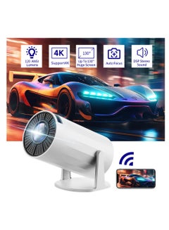 Buy Portable Projector Pocket 5G WIFI Android10.0 Home Theater Full HD 1080P for Indoor Outdoor Home Compatible with TV Stick/HDMI/USB/PS5/iOS/PS4 in Saudi Arabia