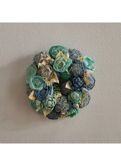 اشتري Seyna Mix Sola Wreath 18 x 18 x 5 cm في السعودية