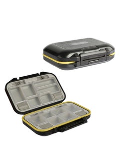 Buy Fishing Lure Box, Waterproof Tackle Plastic Storage, Small Case, Mini Accessories Boxes Storage Containers Black MINI 4'' X 3'' 1.3'' in UAE