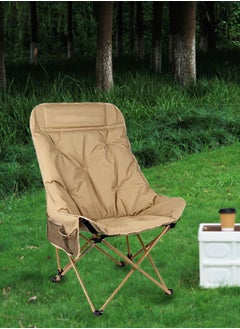 Buy Camp Lounge Chairs for Outdoor Waterproof Camping Chair with Storage Bag Camping Chair Oversized Portable Folding with Padded Seats in UAE