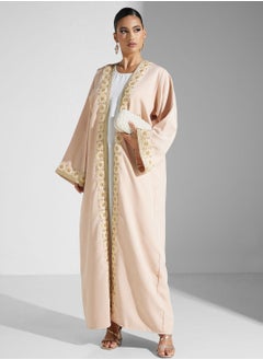 Buy Embellished Flared Sleeve Abaya in UAE