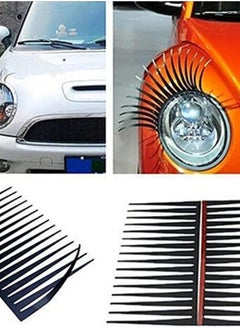 Buy Car Headlight Sticker, False Eye Lash Sticker Cute Car Eyelashes Funny Eyelashes Auto Head Lamp Decoration Decals 2pcs for Volkswagen Beetle Withstands All Weather Driving Conditions in UAE