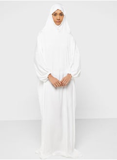 Buy Hooded Knitted Prayer Abaya in UAE