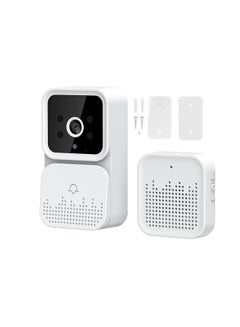 اشتري Smart Video Doorbell Wireless HD Camera IR Alarm Security Door Bell Wi-Fi Intercom for Home Apartment APP：ulooka في السعودية