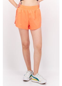 اشتري Women Sport Fit Brand Logo Training Short, Orange في الامارات