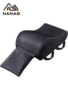 اشتري Car Center Console Armrest Thick Cushion, Memory Foam Auto Seat Arm Rest Extender Arm Rest Pillow Pad Support for Car Home Office, Chair Armrest Cover for Elbow & Forearm (Black) في السعودية