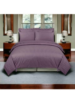 Buy 4-Piece Hotel Style Duvet Cover Set Without Filler King Size in Saudi Arabia