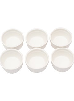 Buy Ceramic 6 Pcs Bowl Set Small in UAE