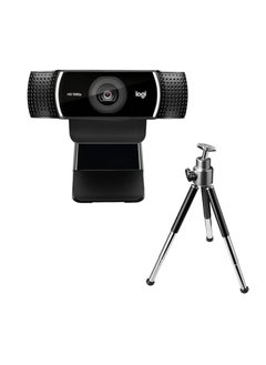 Buy C922 Pro Stream Webcam, HD 1080p/30fps or HD 720p/60fps Hyperfast Streaming, Stereo Audio, HD light correction, Autofocus, For YouTube, Twitch, XSplit, PC/Mac/Laptop/Macbook/Tablet - Black in UAE