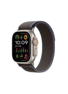 Buy Trail Loop Watch Band Strap for Apple Watch Ultra 2 and 49mm/45mm/44mm/42mm Band Grey/Black in UAE