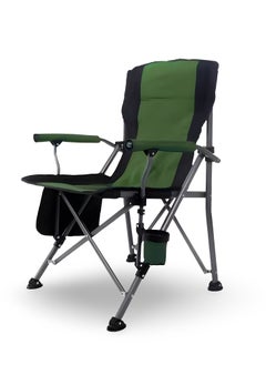 Buy Assembled Foldable Camping Chair Portable Beach Seat Lightweight Outdoor Lounger with Compact Design Ideal for Camping and Beach Use in UAE