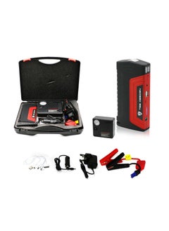 اشتري Car Jump Starter Recharge Battery With High pressure Air Compressor Multifunctional Jumpstarter في الامارات