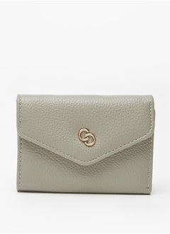 Buy Women's Monogram Bi-Fold Wallet with Magnetic Closure in Saudi Arabia