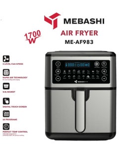 Buy Mebashi Air Fryer 5.5L 1700W in UAE