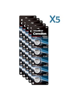 Buy Camelion CR1616 3 V Lithium-Ion Button Cell Battery 5 Pack x5 in Egypt