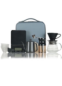 Buy V60 Coffee Maker Set10-Piece Coffee Drip Set With Portable Travel Bag in Saudi Arabia