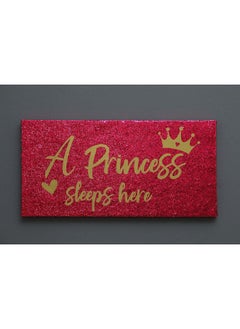 اشتري Princess Lashes Wall Art Pink 30x61cm في الامارات