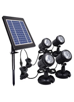 اشتري LED Pool Lights Waterproof Solar Powered Garden Pond Light Pathway Walkway Lawn Backyard Lighting Outdoor Security Landscape Lamp في السعودية