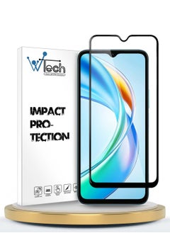 Buy Honor X5b / X5b Plus / X5b+ 4G 2024 Premium E2E Series Full Glue Full Cover Tempered Glass Screen Protector - Clear/Black in Saudi Arabia