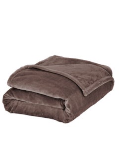 Buy Lightweight Velvet Blanket, Mora Series, 350GSM, Single Size 230 x 170 cm, Extra Soft All Season Fleece Blanket, Bed And Sofa Blanket in Saudi Arabia