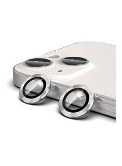 اشتري iPhone 14 / 14 Plus / 14 Max Separate Camera Lens Protectors - Premium Tempered Glass to Protect Your Camera Lenses - Silver في مصر