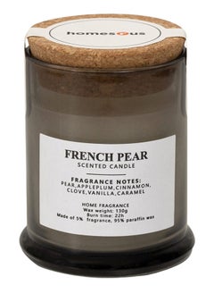 اشتري Lush French Pear Jar Candle, Grey & White - 130 gm في الامارات