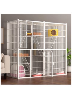 Buy Bottomless Cat Cage Large Size 142x54x130cm, Bottom Open Cat Pen, Accessories NOT included in UAE