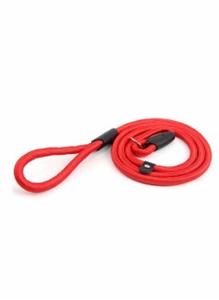 اشتري Dog Rope Leash Red Dog Rope for Dog Training Pet Nylon Slip Rope Lead Durable Sturdy Comfortable Pet Leash Puppy No Pull Training Slip Lead for Puppy Small Dogs Walking Hiking Camping في الامارات