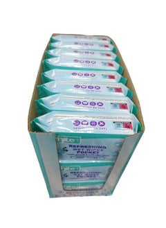 Buy REFRESHING MINI WET WIPES 24 POCKET in Egypt