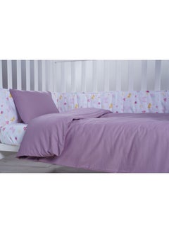 Buy Solicity 2 Piece Duvet Cover Set 110x125cm Elderberry in UAE