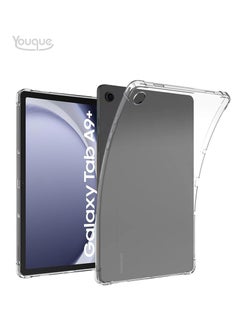 Buy Full Coverage Corner Air-Cushion Soft TPU Ultra-Thin Cover Case for Samsung Galaxy Tab A9 Plus/A9+ 11 inch 2023 Clear in Saudi Arabia