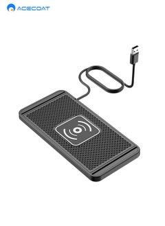 Buy Wireless Car Charger, Wireless Car Charging Pad 15W Charger Pad Fast Wireless Phone Charger for car Cell Phone Wireless Charging Mat for iPhone14,13,12Pro Max,Samsung S23 S22 Ultra in Saudi Arabia