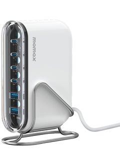 اشتري UM55 1-Charge Flow Plus PD 120W 6 Ports GaN Tech USB-C & USB-A Fast Charging - White في الامارات