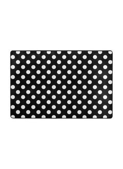 اشتري My Daily Classic Black And White Polka Dot Area Rug 4 X 6 Feet Living Room Bedroom Kitchen Decorative Unique Lightweight Printed Rugs في الامارات