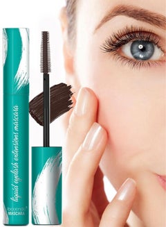 Buy Brown Liquid Lash Extensions Mascara Long Lasting Thick and Long Waterproof Smudge Proof Mascara Natural Lengthening and Thickening Effect Long Lasting and Lash Doubling Formula Liquid Mascara in UAE