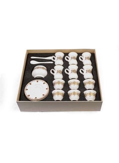 Buy Porcelain 27 Pieces Tea & Coffee Serving Set in UAE