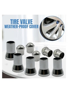 Buy Weatherproof Cover Tire Valve Caps Tire Valve Cover Tyre Valve Style And Protection TVS13 in Saudi Arabia