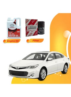 Buy Avalon 6 Liters 5W30 Toyota Oil And Original Filter in UAE