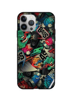 Buy Protective Case Cover For Apple iPhone 12 Pro Max Bass Design Multicolour in UAE