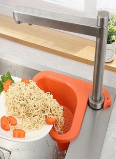 Buy Kitchen Strainer Colander Sink Drain Strainer Basket Swan Shaped Vegetable Drain Basket in UAE