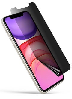 Buy Flexible TPU Anti-Spy Privacy Screen Protector Designed For iPhone 11 Self Healing Unbreakable HD Film in UAE