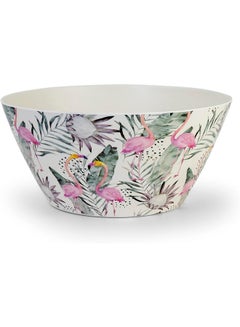 اشتري Cuisine Art - Florence - Eco-Friendly Bamboo Fibre Bowl Round Bowls for Salads, Soups, Parties, BBQs, Events 24cm – 2.5L في الامارات