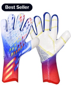 Buy Goalkeeper Gloves Youth Football Gloves, Soccer Gloves for Boys, Girls & Junior Keepers Football Gloves for Training and Match, Finger Support, in Saudi Arabia