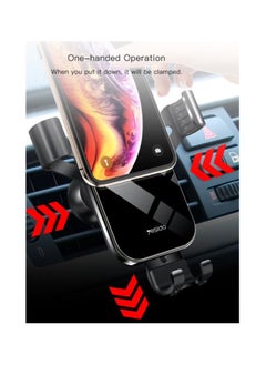 Buy Yesido-Glass Holder- 360 Angle Adjustable Mobile Phone Air Vent Holder Bracket Universal Gravity Car Phone Holder-C87 in Egypt